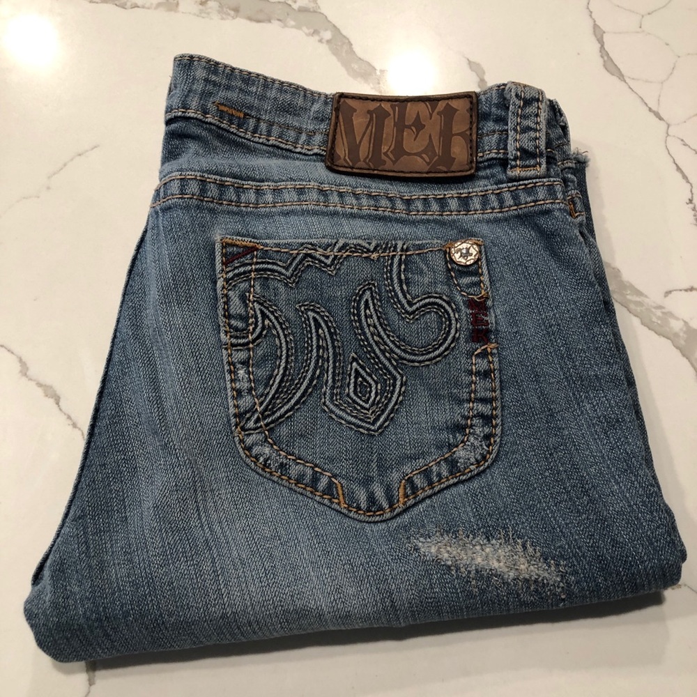 Mek Denim Bermuda Jean shorts